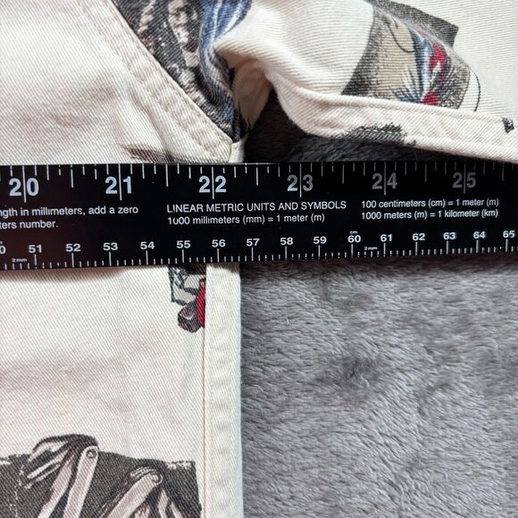 Woolrich Men Camp Shirt Vtg Camping Fishing Theme Outdoors Button Up Medium F115 - Picture 5 of 8